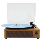 Portable vinyl record player