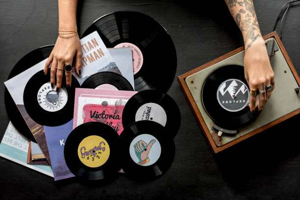 vinyl record player